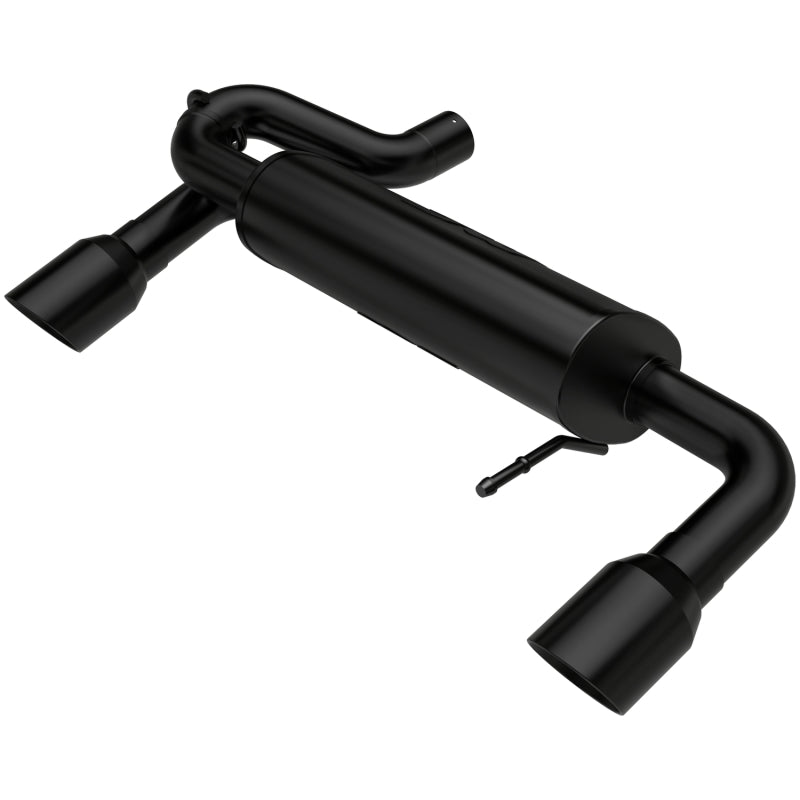 MagnaFlow 2021 Ford Bronco 2.3L I-4 Axle-Back Exhaust w/ Dual Split Rear Style Exit- Black Tips Main image