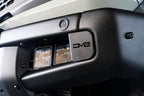 DV8 Offroad 21-22 Ford Bronco Factory Bumper Pocket Light Mount (Pair) 3in LED Pod Lights close-up view.