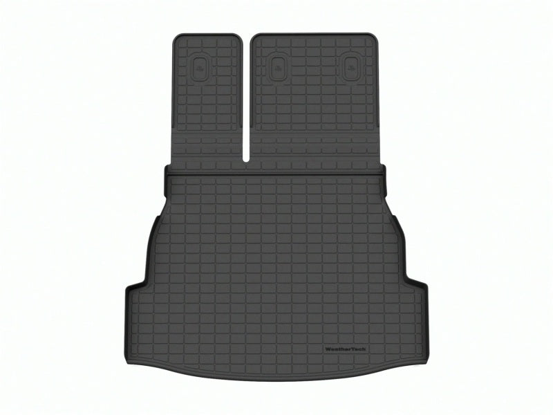 WeatherTech 2025+ Toyotas Rav4 Hybrid Seatback Cargo Liner HP - Black on a white background