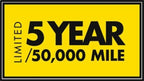 Limited 5 Year/50,000 Mile warranty for Magnaflow products.