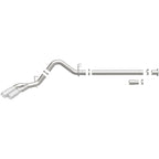 MagnaFlow 08-17 Ford F-250/F-350/F-450 4.6L/6.7 DPF-Back SS 4in Dual Single Passenger Side Rear Exit exhaust system components