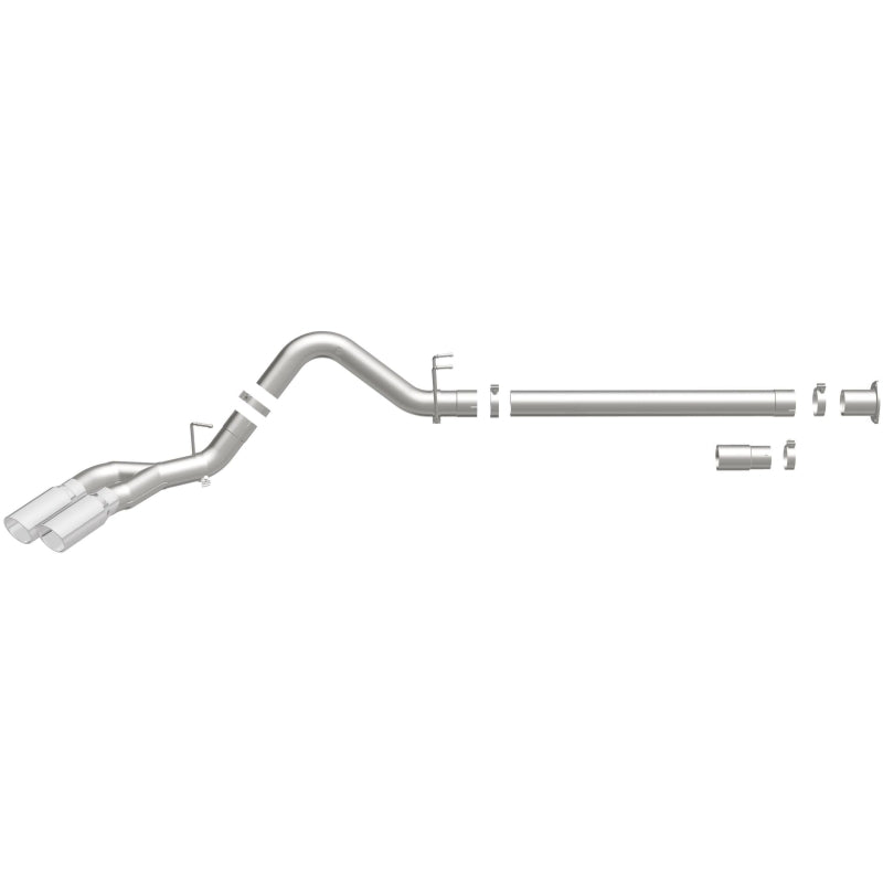MagnaFlow 08-17 Ford F-250/F-350/F-450 4.6L/6.7 DPF-Back SS 4in Dual Single Passenger Side Rear Exit exhaust system components