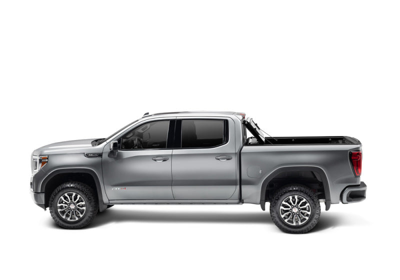 BAK 2020 Chevy Silverado 2500/3500 HD 6ft 9in Bed BAKFlip F1 on truck for offroad performance upgrades and accessories.