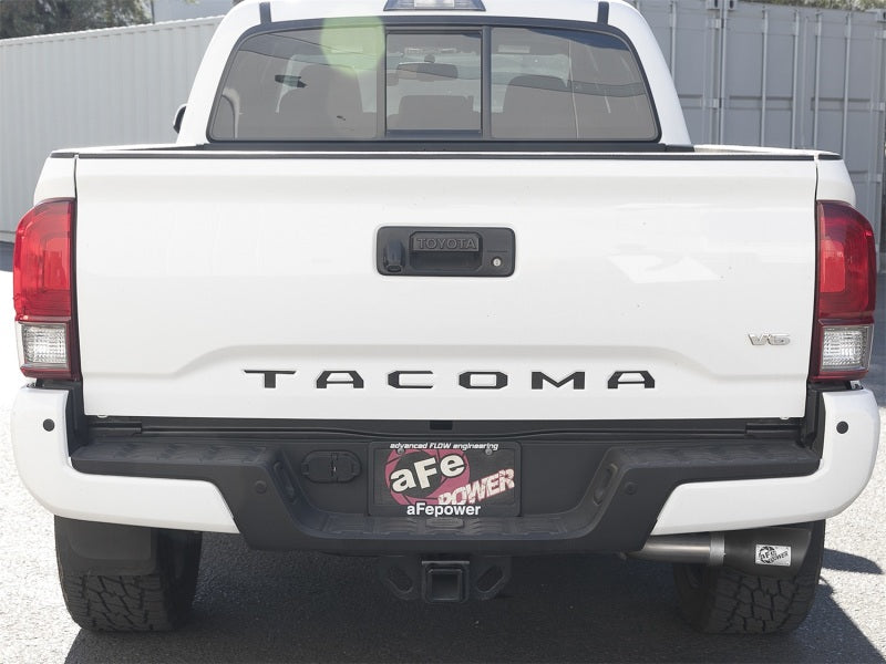aFe MACH Force-Xp 2-1/2in 304 SS Cat-Back Exhaust w/Black Tips 2016+ Toyota Tacoma L4-2.7L / V6-3.5L Secondary image