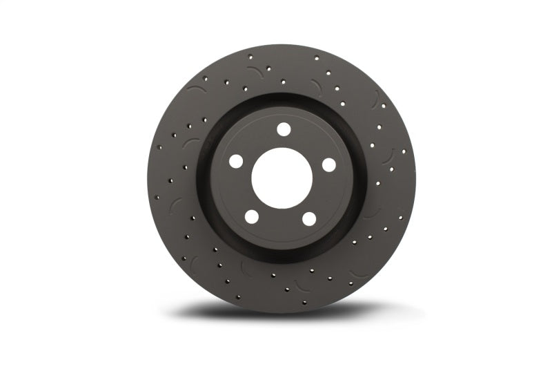 Hawk Talon 2007 Audi Q7 Iron Disc Drilled and Slotted Rear Brake Rotor Set for offroad performance upgrades.