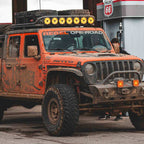 KC HiLiTES Gravity Titan LED Light Bar - 45in. (7-Light) on Jeep