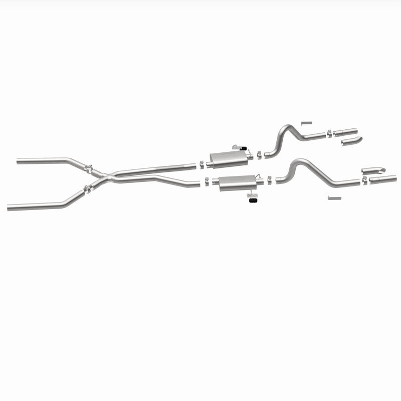 MagnaFlow SYS C/B 67-70 Mustang 2.50inch w/Tru-X exhaust system parts