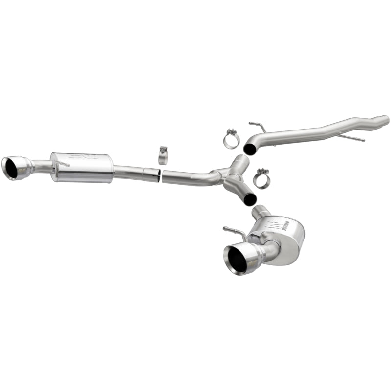 MagnaFlow 18-19 Audi A5 Dual Exit Polished Stainless CatBack Exhaust - 3in Main Piping Diameter Main image