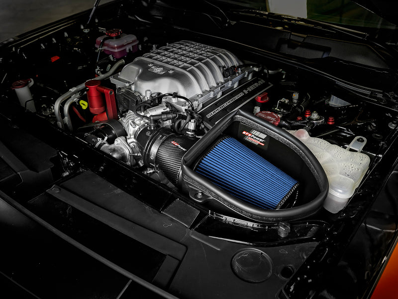 aFe Magnum Force Stage-2 Track Series Carbon Fiber AIS w/ Pro 5R Media - 18 Dodge Challenger V8-6.2L Secondary image