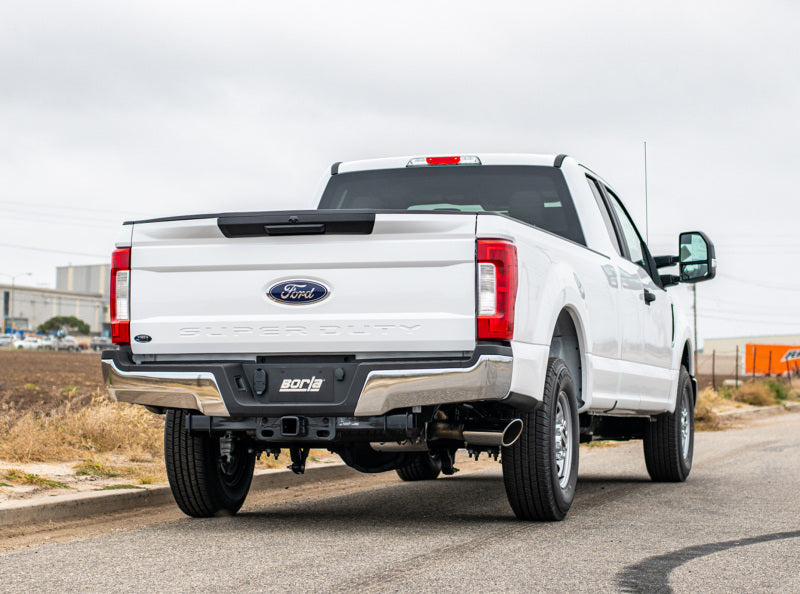 Borla S-Type Cat-Back 17-19 Ford F-250/350 Super Duty Side Exit Exhaust - 5in tip (Gas Only) Secondary image