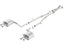 Borla 2018 Kia Stinger 3.3L V6 Turbo 2.25in Pipe Dia Dual Split Rear Exit S-Type Cat-Back Exhaust components