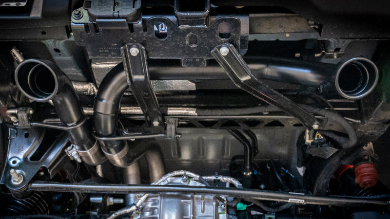 Borla 22-24 Ford Bronco Raptor V6 Turbo AT 2WD / 4WD ATAK Catback Exhaust w/ 4in Black Coated Tips Secondary image