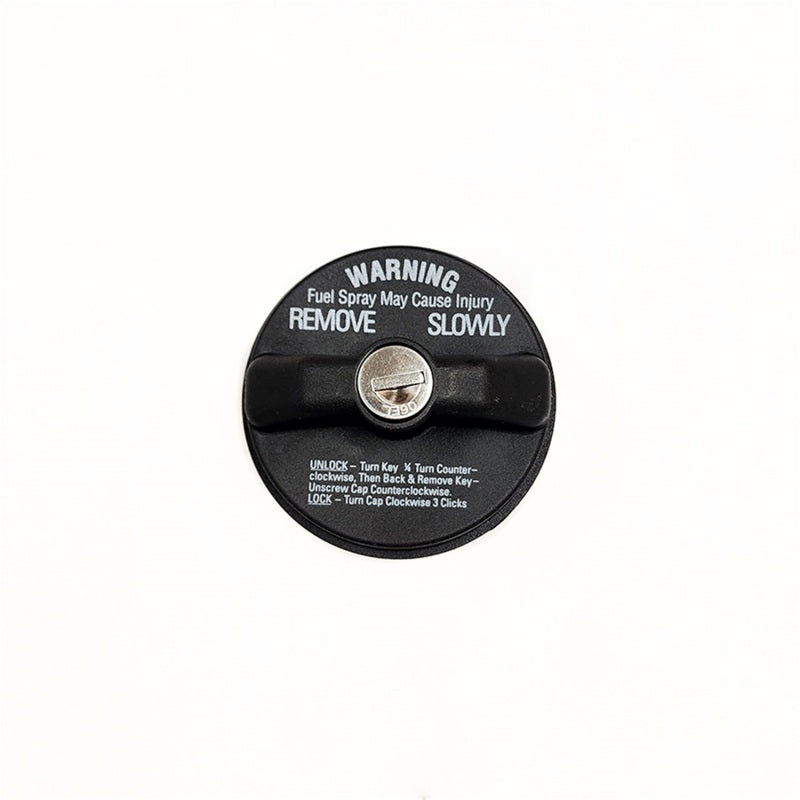 Titan Fuel Tanks Locking Black Fuel Cap (For Use w/5410040/5410050) warning label image
