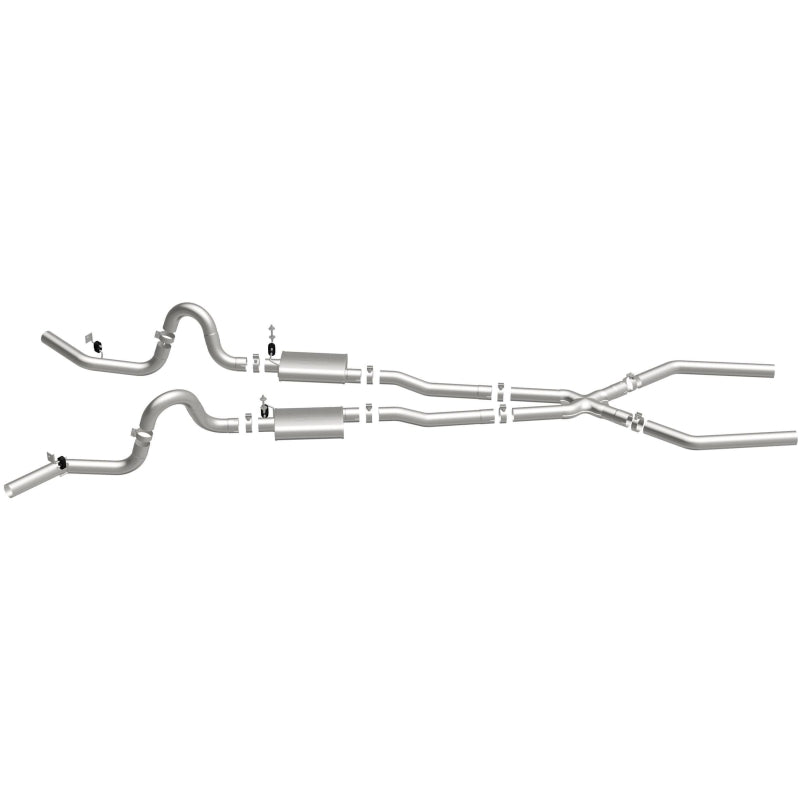 MagnaFlow Sys C/B 68-72 GM A-Body 3inch stainless exhaust system for offroad performance upgrades.