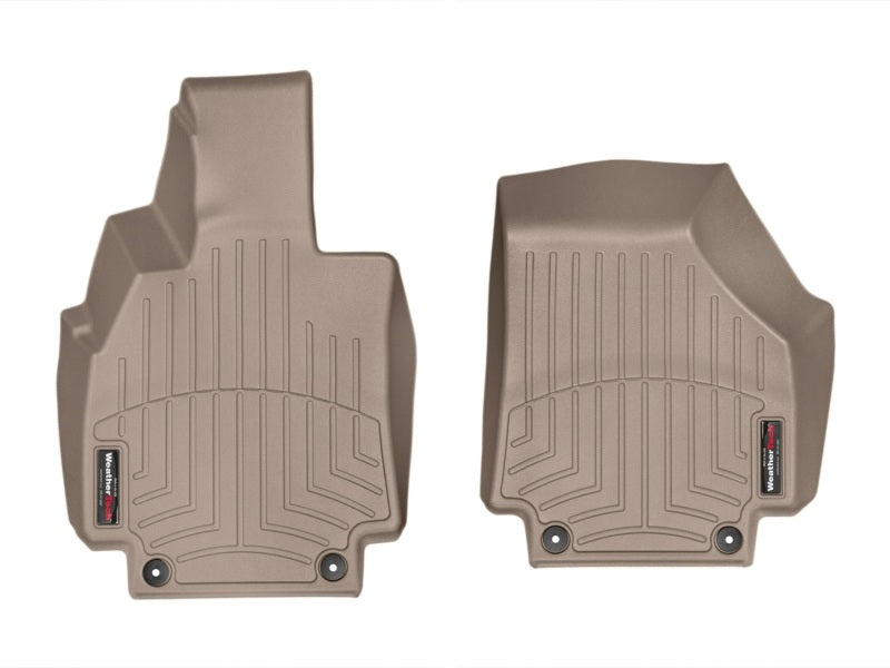 WeatherTech 08-15 Audi R8 Front FloorLiner - Tan (Does Not Fit Manual Transmission Models) Secondary image
