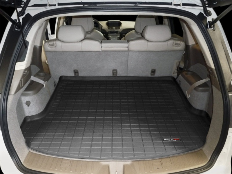 WeatherTech 07-13 Acura MDX Cargo Liners - Black in trunk