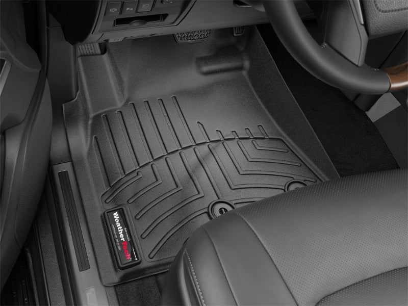 WeatherTech 12-13 Toyota Land Cruiser Front FloorLiner - Black for durable floor protection