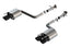 Borla 15-24 Lexus RC F Axle-Back Exhaust System S-Type - Black Chrome parts with dual black chrome tips for performance upgrades