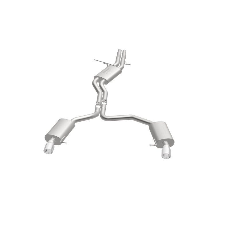 MagnaFlow Sys C/B 12-15 Audi A6 / A7 3.0L V6 SS 2.5in Dual Split Rear Ext 4in Tips exhaust system components