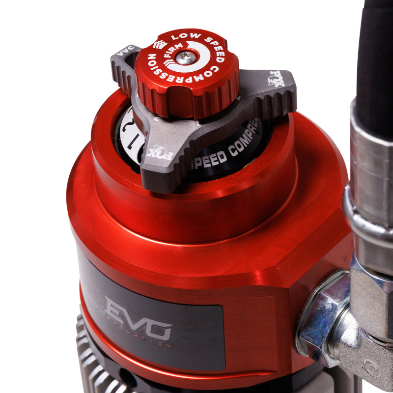 Fox 2024+ Toyota Tacoma 3.0 Factory Race Series Rear Shock (0-1in Lift) IBP DSC EVO adjustment knob detail