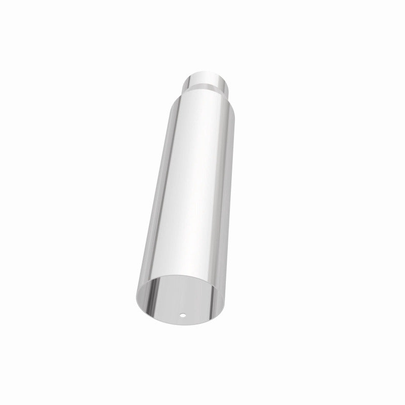 MagnaFlow Tip 1-Pk Sc 3.50 X 18 2.5 15Deg polished exhaust tip for offroad parts.