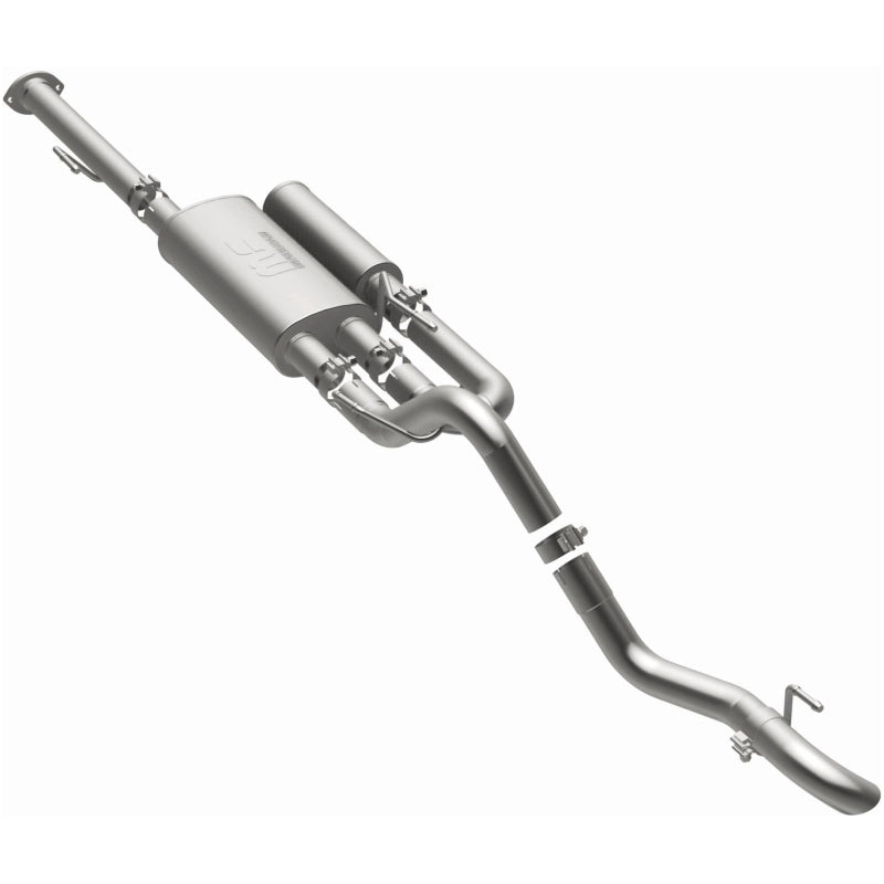 MagnaFlow Stainless Overland Cat-Back Exhaust 16-21 Toyota Tacoma for offroad performance upgrades.