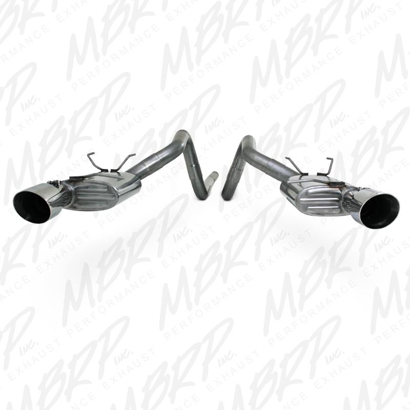 MBRP 11-12 Ford Shelby GT 500 T304 3in Cat Back Dual Split Rear Race Version 4.5in Tips Secondary image