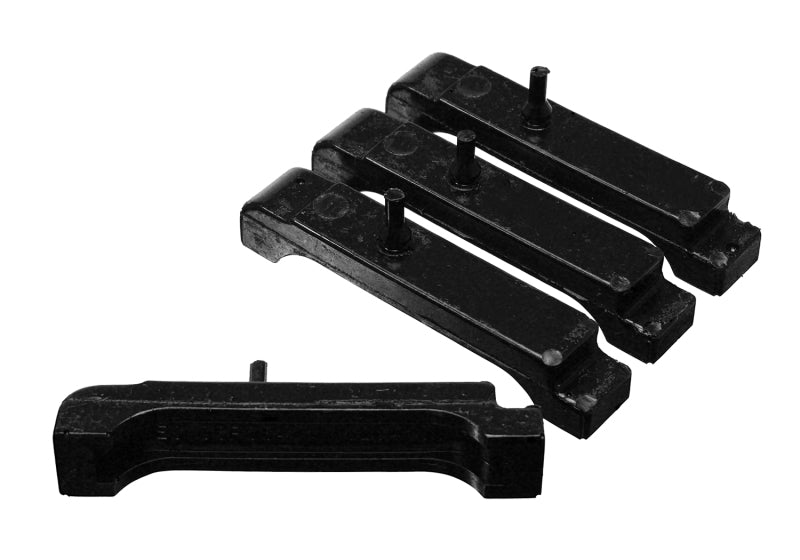 Energy Suspension GM BBC Black Radiator Isolator Pad Set - 4 Row for offroad performance upgrades Main image