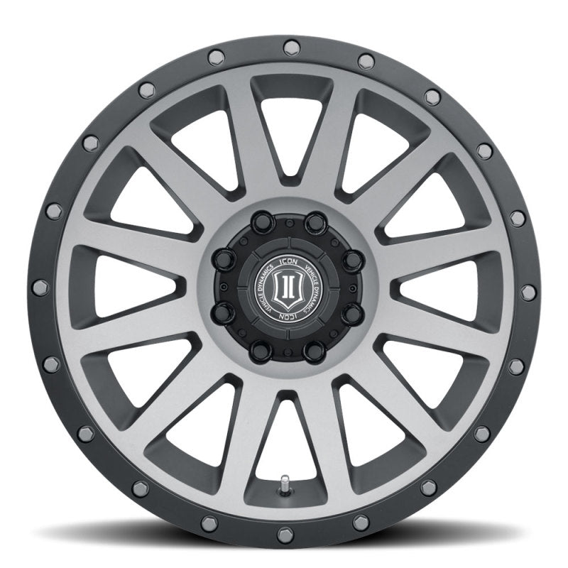 ICON Compression 20x10 8x180 -19mm Offset 4.75in BS 124.2mm Bore Titanium Wheel Secondary image