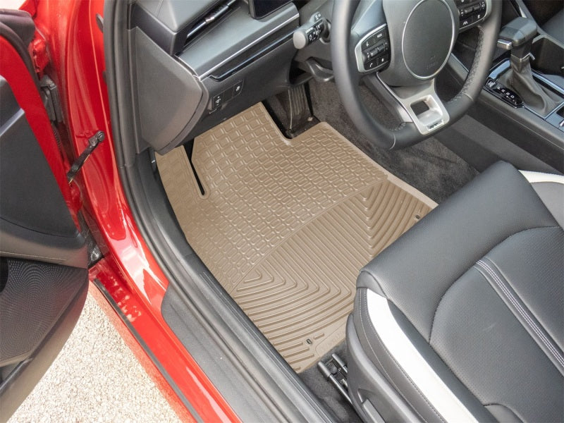 WeatherTech 20-26 Hyundai Sonata 1st Row Front All-Weather Floor Mats - Tan Secondary image