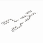MagnaFlow 2017+ Dodge Challenger 409 SS Polished 3in Quad Tips Cat-Back Exhaust parts