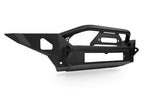 DV8 Offroad 18-23 Jeep Wrangler JL / 20-23 Jeep Gladiator JT FS-7 Mid-Width Winch Front Bumper for offroad performance upgrades.