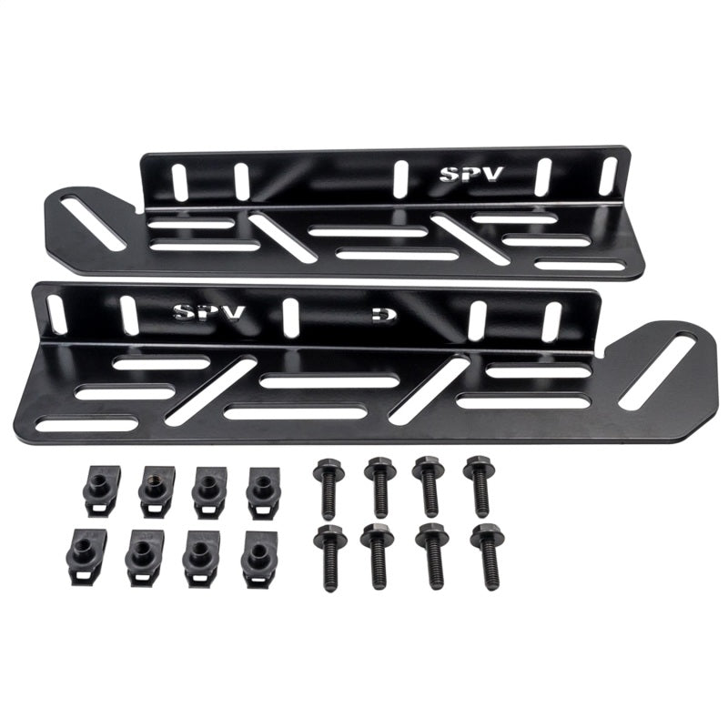 Rigid Industries 2021+ Ford Raptor Triple Fog Lights Kit brackets and hardware for offroad lighting and electrical