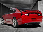 Borla 11-14 Dodge Charger R/T / 11-14 Chrysler 300 C 5.7L V8 AT/MT S-Type SS Catback Exhaust on red Dodge Charger