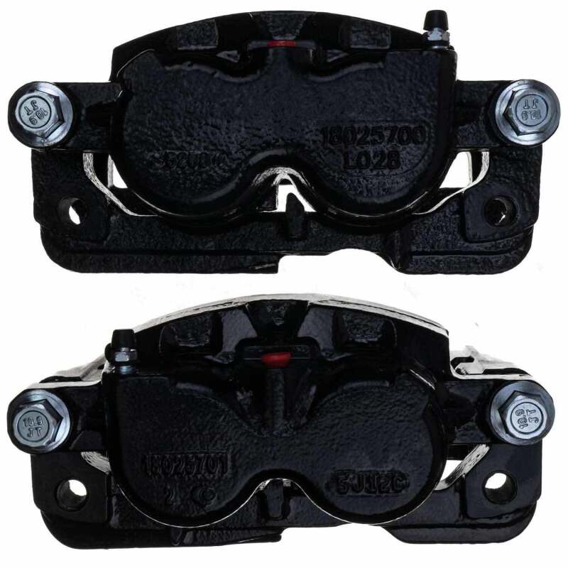 Power Stop 02-06 Cadillac Escalade Front/Rear Black Caliper - Pair w/Bracket Secondary image