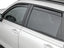 WeatherTech 23-25 Honda CR-V/Hybrid Front & Rear Side Window Deflectors - Dark Tint on a parked vehicle