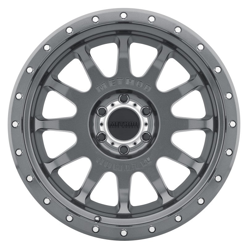 Method MR605 NV 20x10 -24mm Offset 6x5.5 106.25mm CB Gloss Titanium Wheel Secondary image