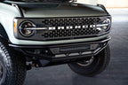 DV8 Offroad 21-22 Ford Bronco Competition Series Front Bumper on offroad vehicle