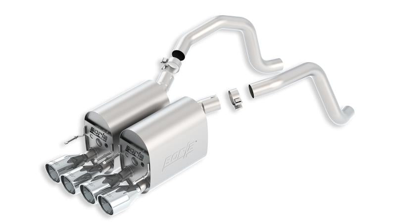 Borla 05-08 Corvette Coupe/Conv 6.0L/6.2L 8cyl 6spd RWD Touring SS Exhaust (rear section only) Main image