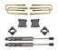 MaxTrac 07-16 GM C1500 2WD w/Cast Steel Susp. 3in Rear Lift Kit components including Fox shocks and strut spacers.