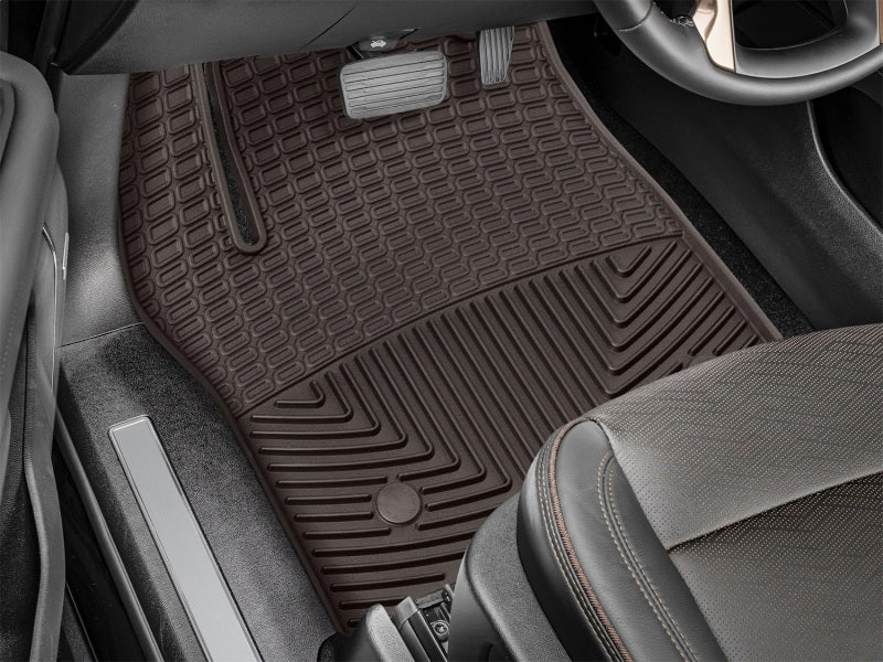 WeatherTech 2021+ Cadillac Escalade Front Rubber Mats - Cocoa Secondary image