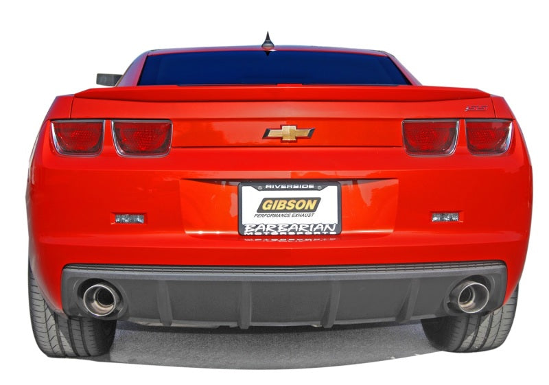 Gibson 2010 Chevrolet Camaro SS 6.2L 2.25in Cat-Back Dual Exhaust - Aluminized Secondary image