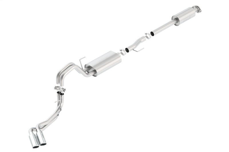 Borla 15-16 Ford F-150 3.5L EcoBoost Ext. Cab Std. Bed Catback Exhaust Touring Truck Side Exit Main image