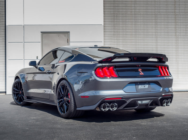 Borla 2020 Ford GT500 5.2L AT 3in ATAK CatBack Exhaust w/ Carbon Fiber Tips on Mustang