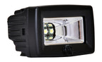 KC HiLiTES C-Series 2in. C2 LED Light 20w Area Flood Beam - Black
