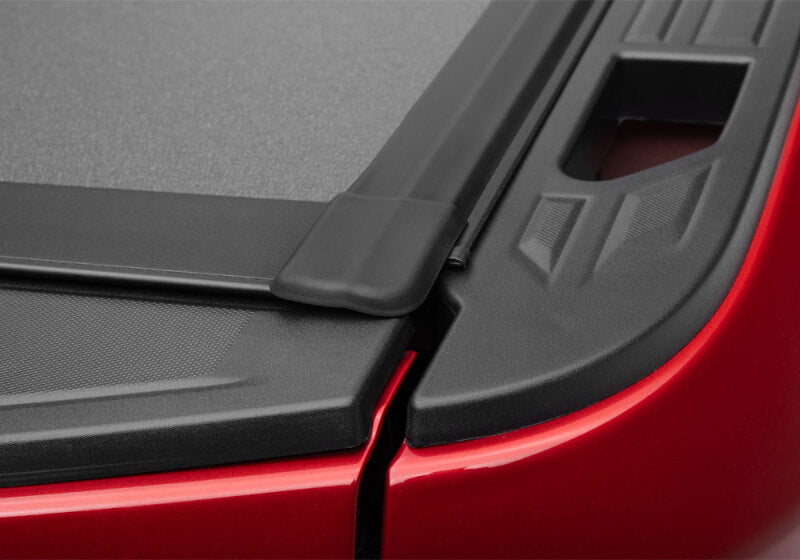 BAK 2024 Toyota Tacoma 6ft Bed BAKFlip MX4 Bed Cover close-up