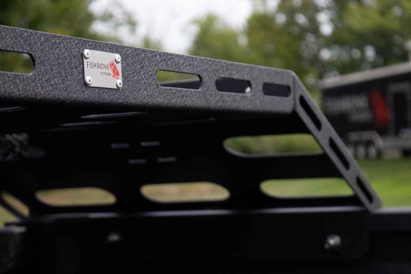 Fishbone Offroad 2020+ Jeep Gladiator Bed Storage Rack Steel Powdercoat Secondary image