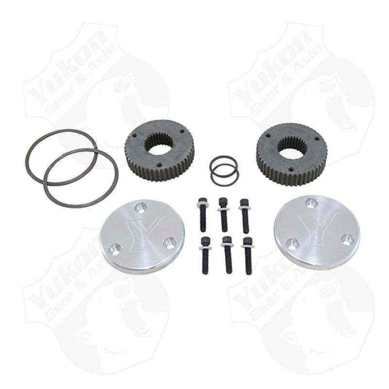 Yukon Gear Hardcore Drive Flange Kit For Dana 44 / 30 Spline Outer Stubs. Yukon Engraved Caps Secondary image