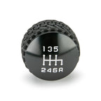 DV8 Offroad 2011-2018 Jeep JK 6-Speed Shift Knob Black with Tired Tread design