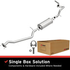MagnaFlow BRE Exhaust Kit 02-07 Silverado Sierra with components in box; offroad performance upgrades